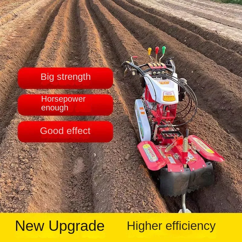 2025Nuova lavorazione rotativa a quattro ruote motrici per piantare fossoni profondi, buona per coltivatori di pomere Earthmoving