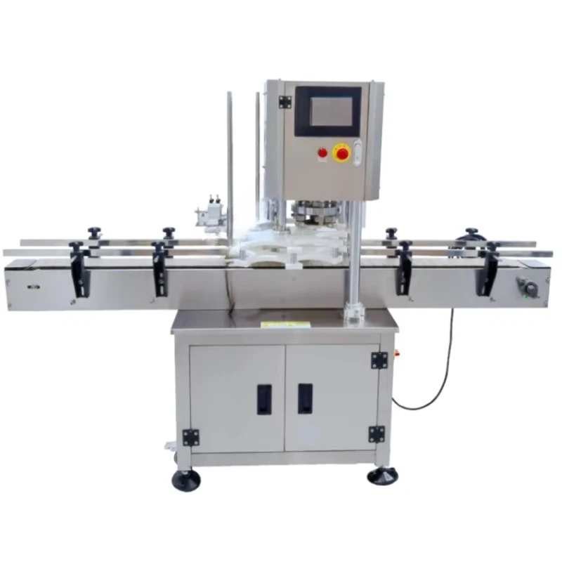 

Automatic sealing machine for plastic bags prefabricated bags plastic bottles glass bottles screw caps and capping machines