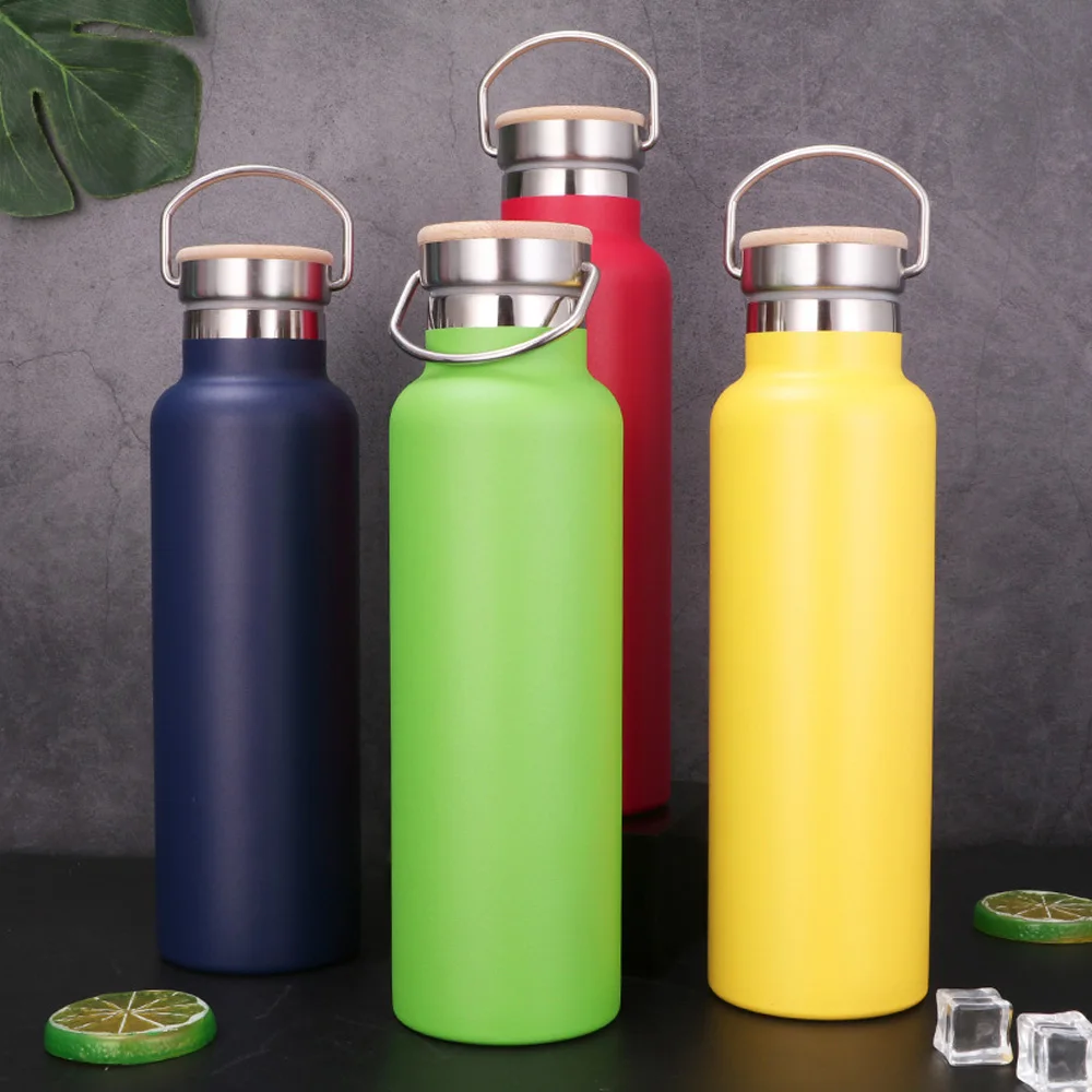 500ML 600ML Stainless Steel Thermos Bottle Sports Water Bottle Cold and Hot Vacuum Flask Portable Gym Kettle Car Travel Mug