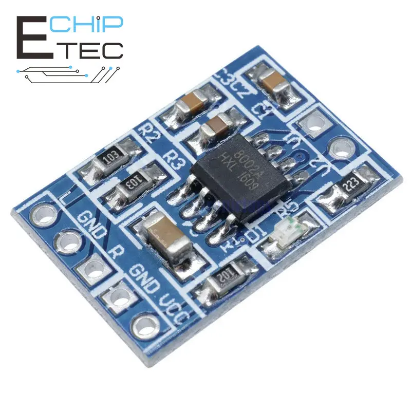 

Fee Shipping Mini HXJ8002 Audio Power Amplifier Board Mono Channel Voice low noise Amplifiers Module 2.0-5.5V Replace PAM8403