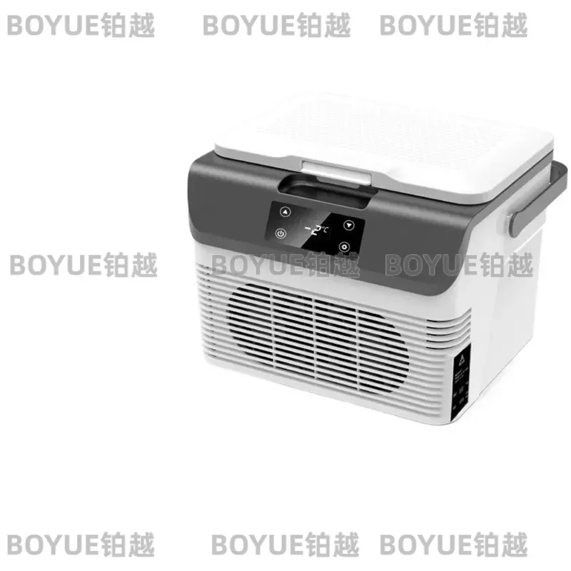 Portable Car Refrigerator 12V 24V 220V Dual Use Mini Fridge for Truck Home Travel Cooling Box Electric Ice Chest