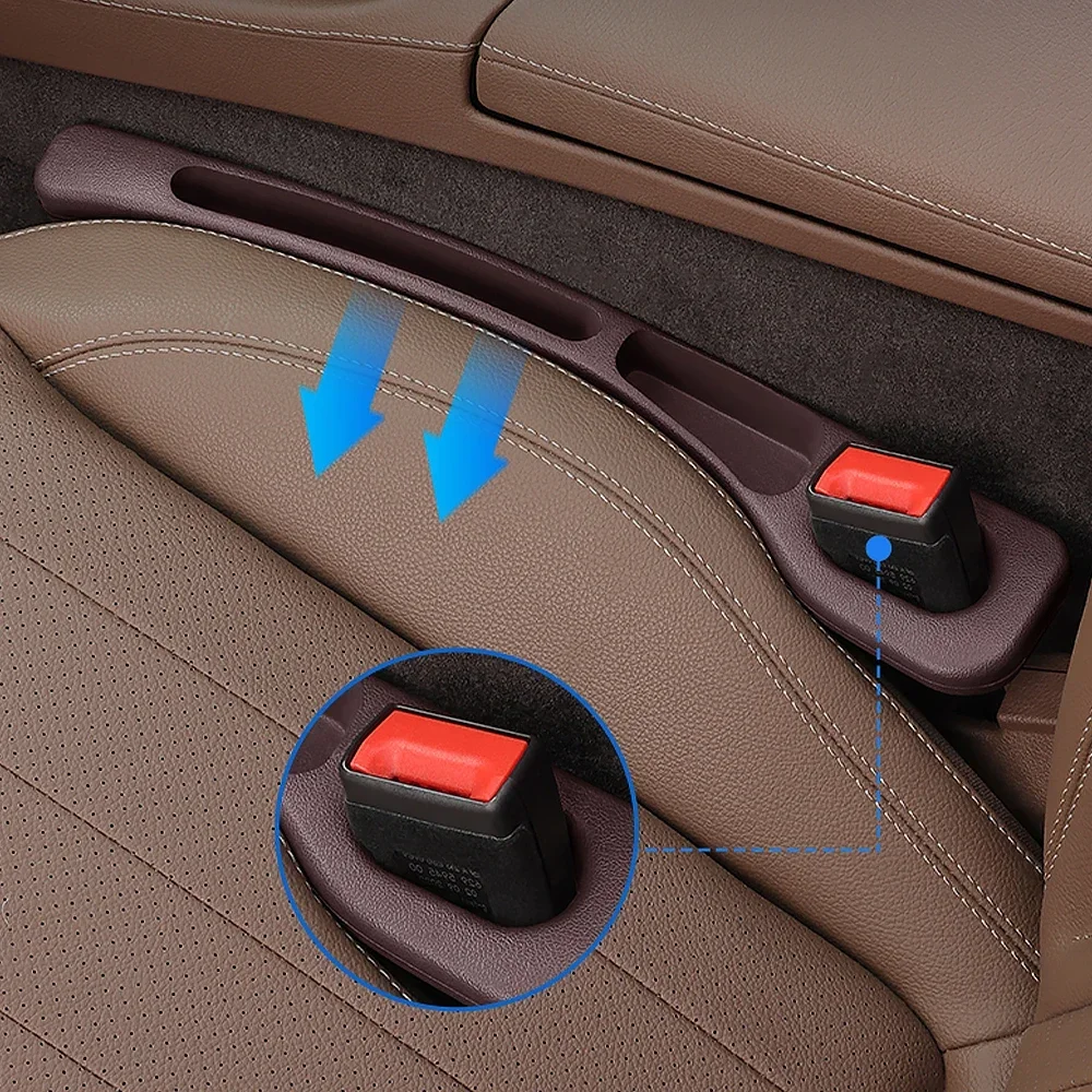 2PCS Car Seat Gap Filler Interior Decoration Auto Accessories For VW Passat Sharan 7M 7N B5 B5.5 B6 B7 B8 B9 T5 T4 T6 Virtus EOS