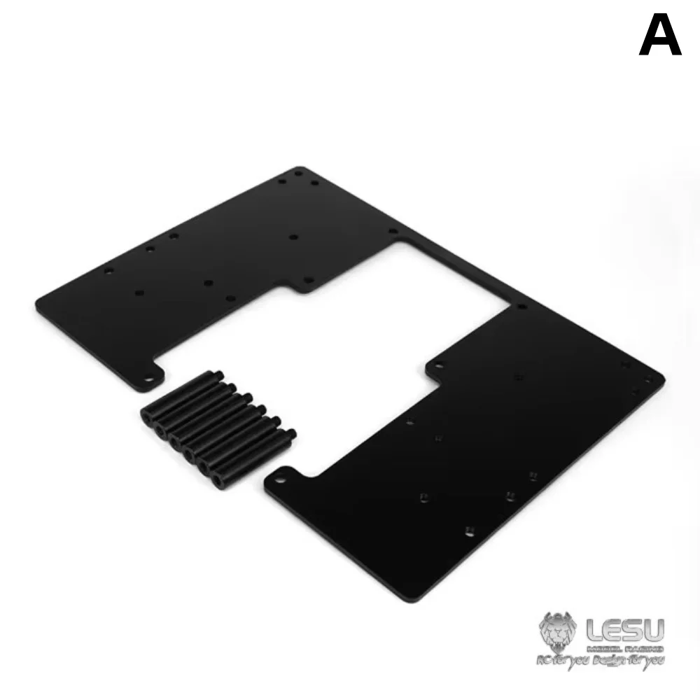 2층 플레이트 CNC 시뮬레이션 1/14 타미야 RC 스카니아 770S 맨 벤츠 무선 조종 장난감 트레일러 트랙터 DIY 자동차 부품