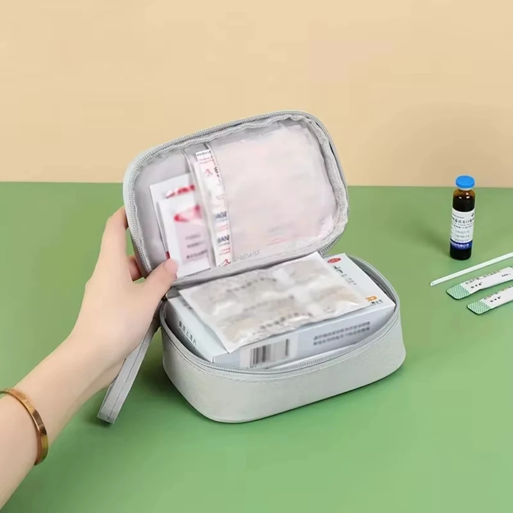 Borsa per medicinali di grande capacità Kit medico portatile Kit di pronto soccorso per la casa borsa di sopravvivenza borsa di emergenza per auto