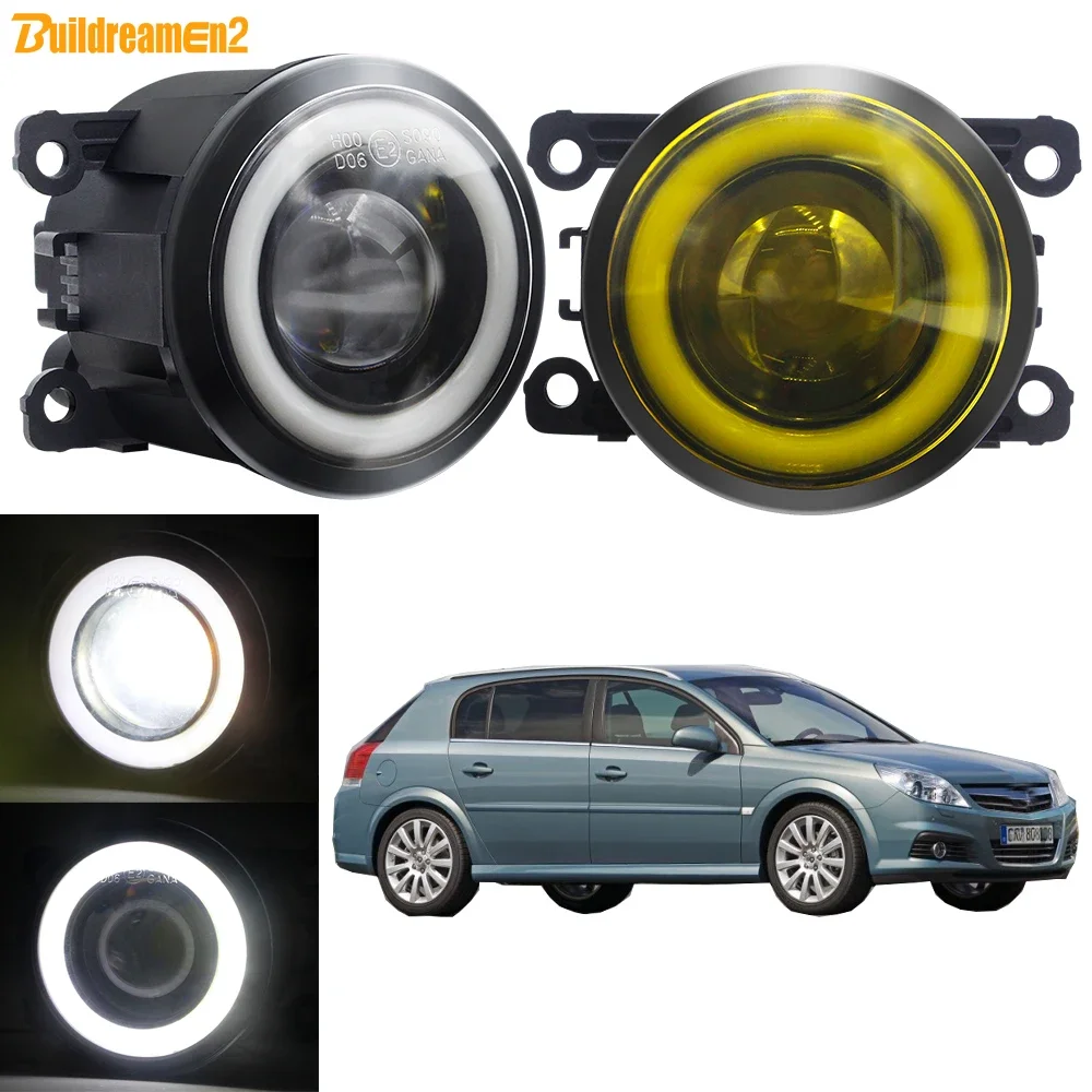 

2 Pieces 30W H11 Angel Eye Fog Light DRL 3000LM Car LED COB Fog Daytime Running Lamp 12V For Opel Signum Hatchback 2003-2015