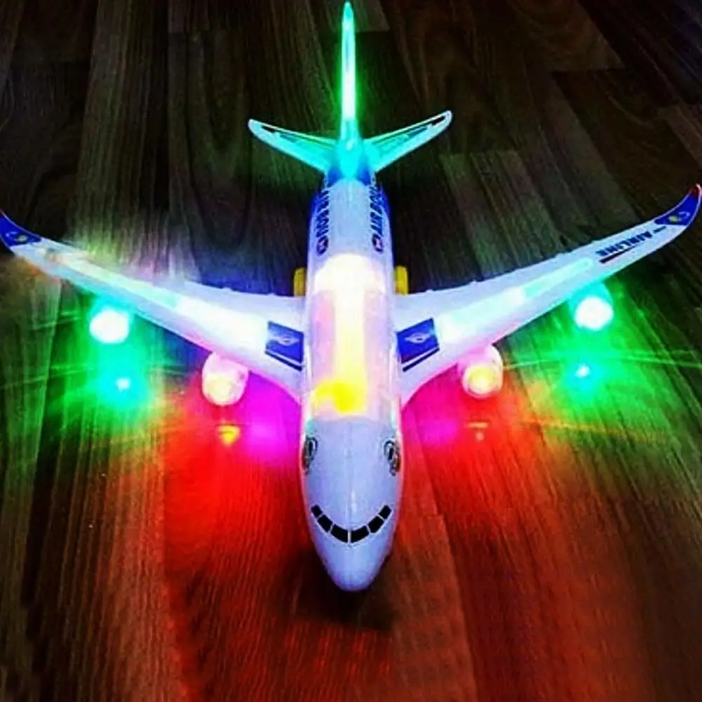 Model Plane Light Airplane Model LED Light Sound Aeroplane Airplane Collection Figurines Military Air Plane Birthday Gift