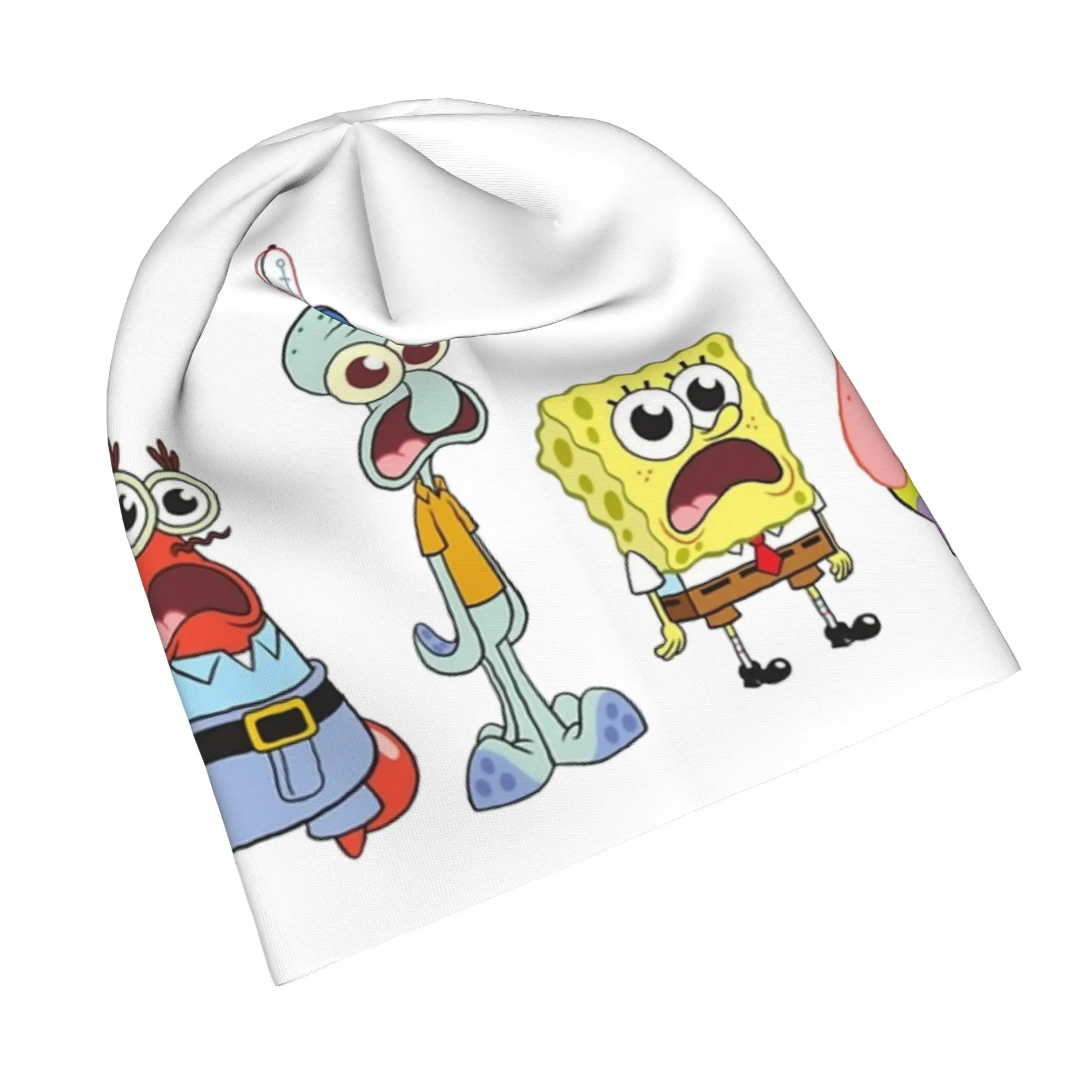 Spongebobed Cap  Vintage Unisex Outdoor Skullies Beanies Hats Spring Warm Head Wrap Bonnet Knit Hat