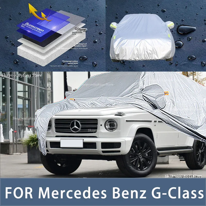 

For Mercedes Benz G-Class Outdoor Protection Full Car Covers Snow Cover Sunshade Waterproof Dustproof Exterior Car accessories