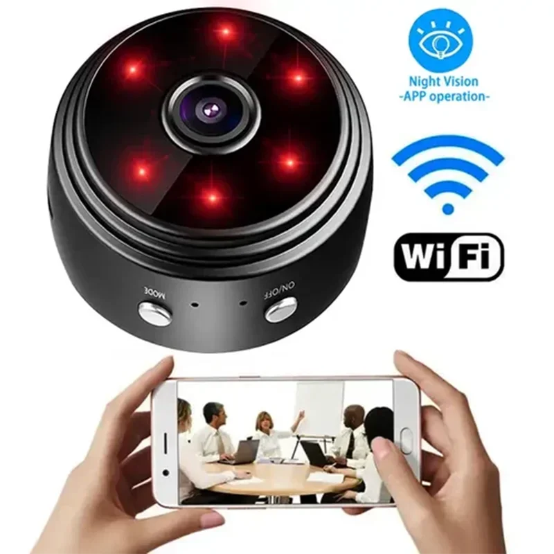 Imagem -02 - Mini Câmera de Vigilância de Vídeo sem Fio Gravador de Vídeo hd 1080p Proteção de Segurança Wifi Reolink-a9