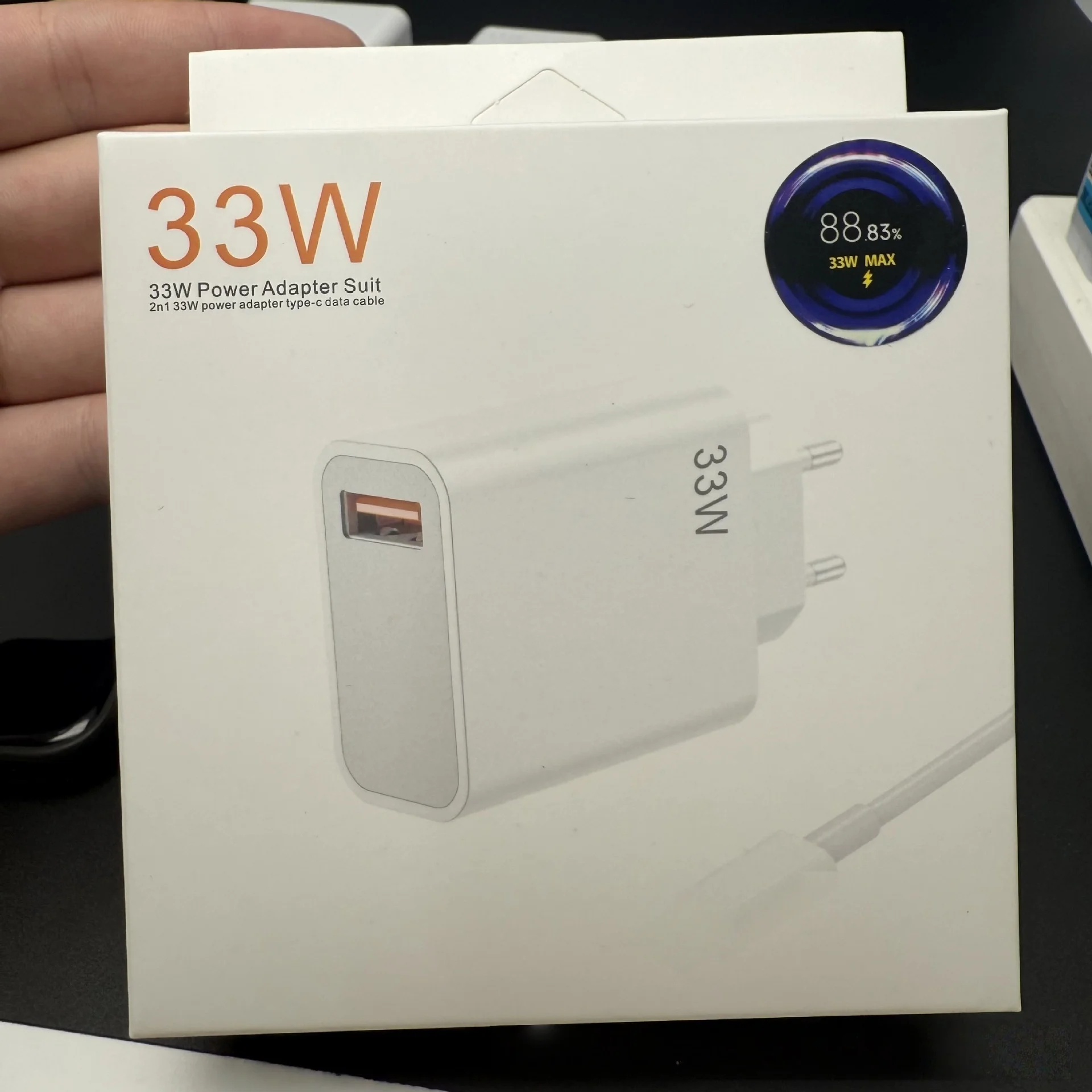 Original 33W GaN EU Phone Charger 6A Charging Cable for Xiaomi for Poco X6 Pro X5 F5 Mi 14 13 12s Redmi K60 K50 K60E Device