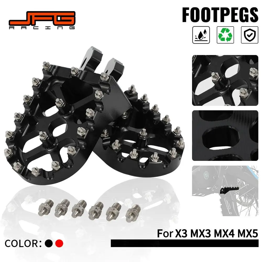 

For Talaria X3 MX3 MX4 MX5 Footrest Footpegs FootPedal Foot Peg Motorcycle Accessories Dirt Pit Bike Motocross Parts CNC