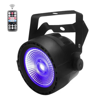 리모컨 풀 컬러 미니 COB LED 효과 조명, 파티 바 클럽 웨딩 LED 파 라이트, COB 30W 플라스틱 dmx512 무대 조명