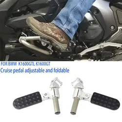 Motorcycle Adjustable Folding Foot Pegs Rest Pedal Set Footpeg Footrest Kit For BMW K1600GTL K1600GT K 1600 GT GTL 2010-2016
