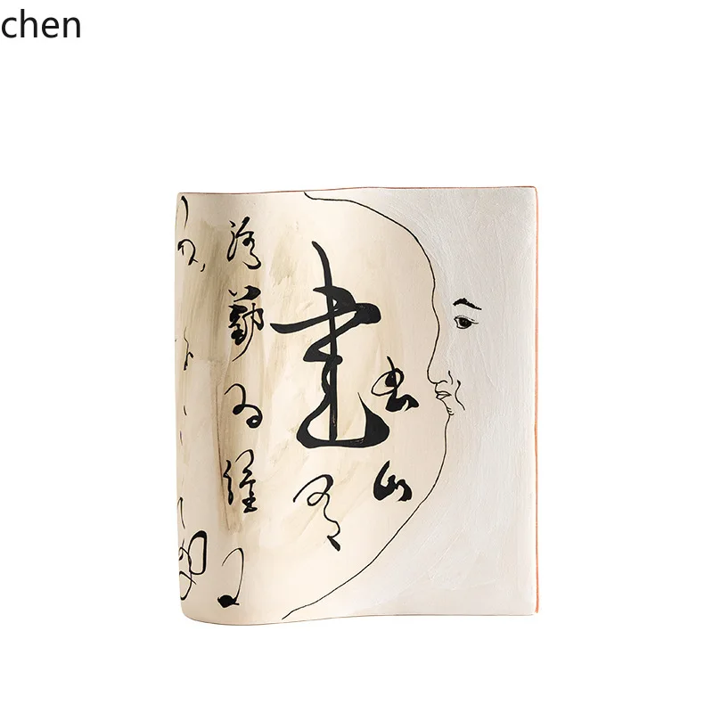 CZ Geometric Art Creative Homestay Tea Room Art Flower Arrangement Entrance Living Room Vintage Soft Decoration