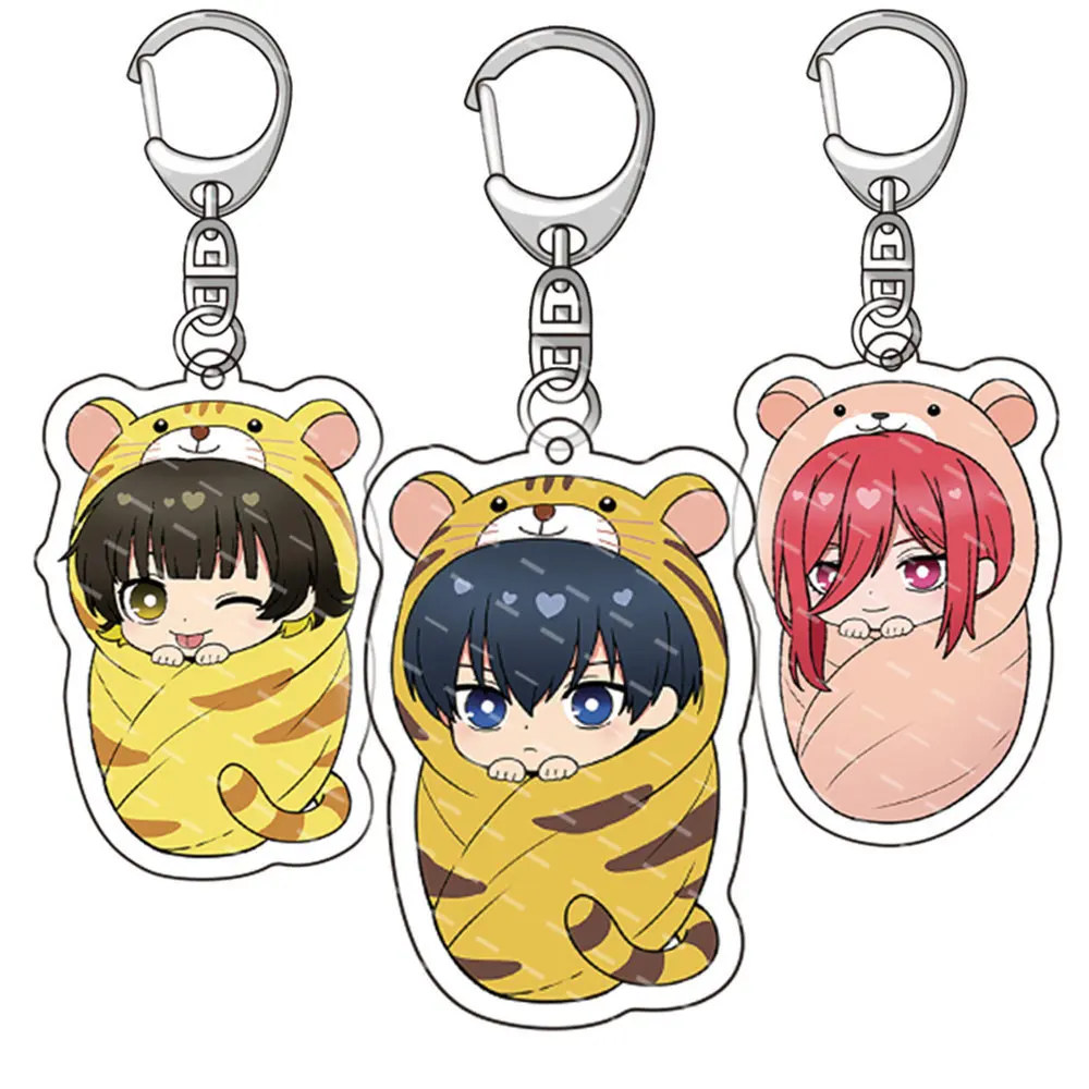 أنيمي الأزرق قفل Isagi Yoichi سلسلة مفاتيح مصنوعة من الأكريليك قلادة جديدة المنتجات ذات الصلة مفتاح سلسلة أصدقاء شنطة هدايا السحر Q نسخة الكرتون #1