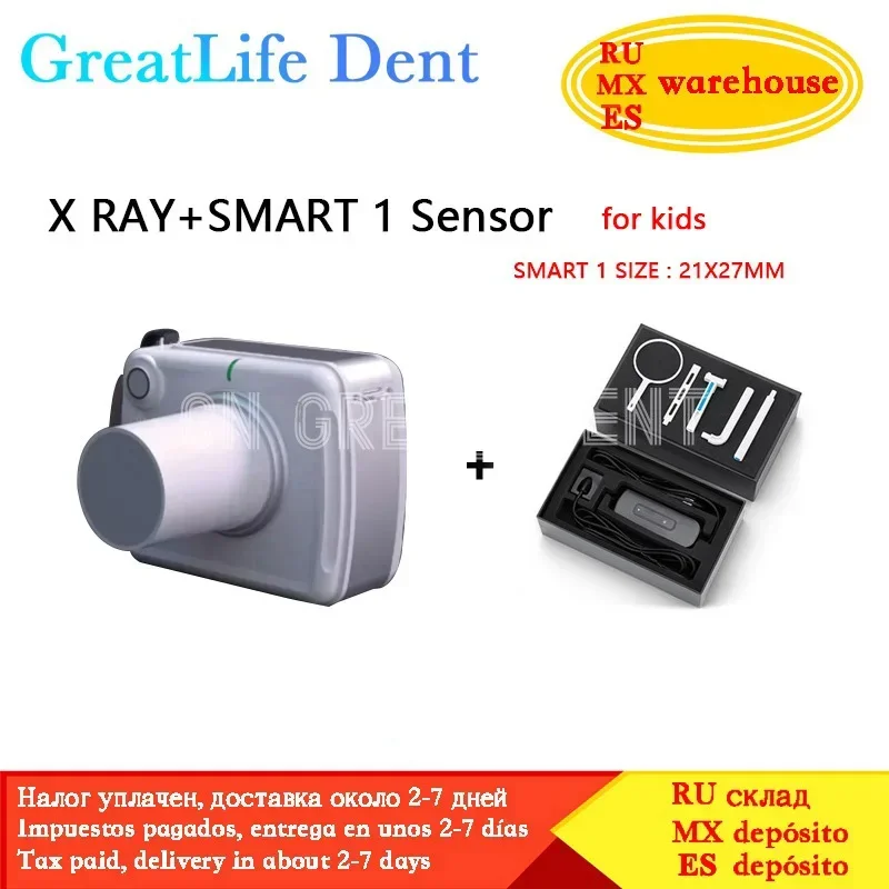 USA Mexico  RU EU In Stock GreatLife Dental Hyperlight X-Ray Digital Portable X Ray Rvg Sensor Machine System Rx Camera