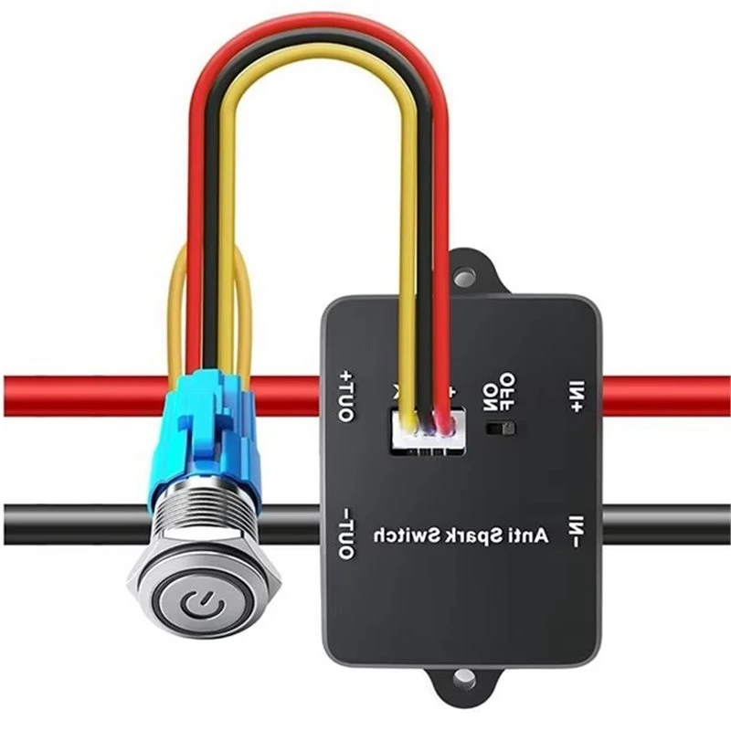 ABLU-Anti Spark Power Switch AS100-XT90 100A 84V DC Connector For ESC Electric Skateboard Scooter RC Car Boat E-Bike