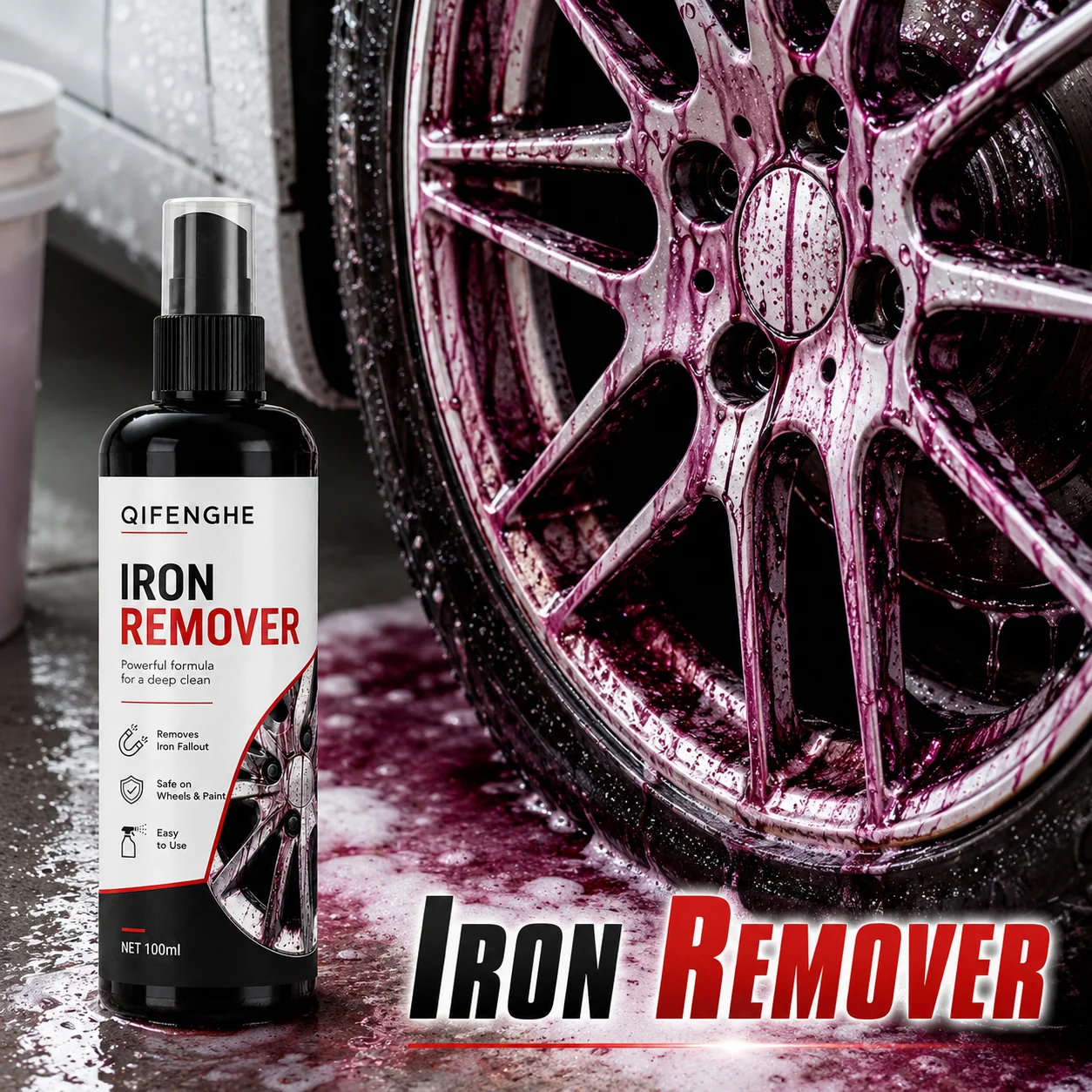 Iron Remover Wheel Rim Cleaner Protect Wheels And Brake Discs From Iron Dust Rim Rust Cleaner Auto Detail Chemical Car Care