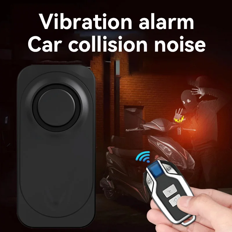 

Wireless Bicycle Vibration Alarm New Waterproof Bike Alarm Motorcycle Electric Bicycle Security Anti Lost Device Security Sensor