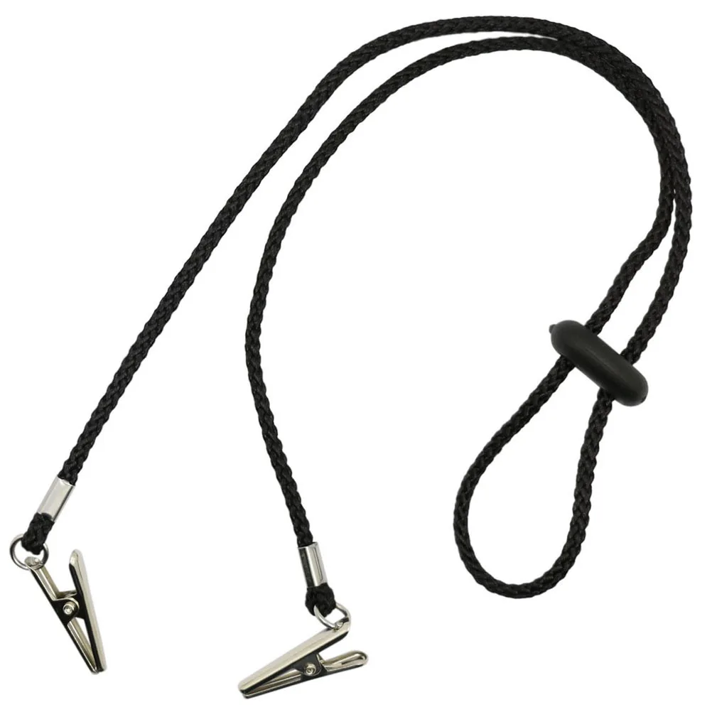 

5pcs Bib Clips Chain Adjustable Napkin Holder For Adult Elderly Durable Lightweight Clean Use Nylon Napkin Clips Cord