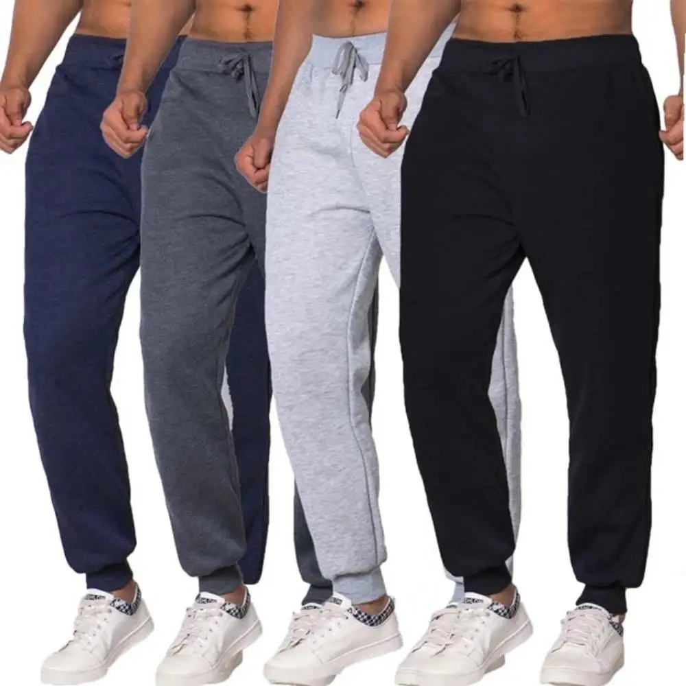 Pantalones de chándal informales para hombre y mujer, ropa de calle Harajuku, cálida, de lana, para entrenamiento y Fitness