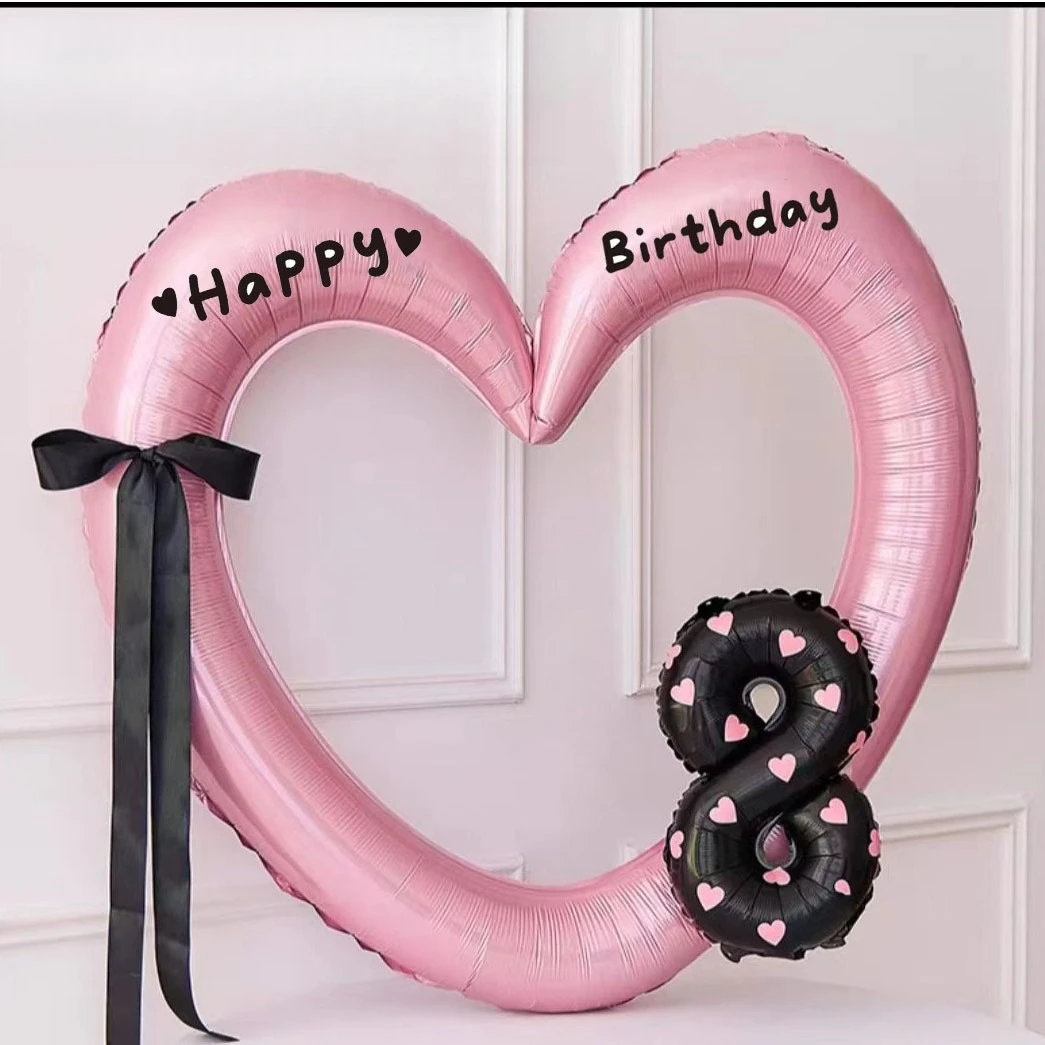 Aushöhlen Liebe Herz Ballon Geburtstag Party Dekoration Nette Liebe Ballons Baby Dusche Hochzeit Party Geschenke Party Ballon Ornament – Detail 8