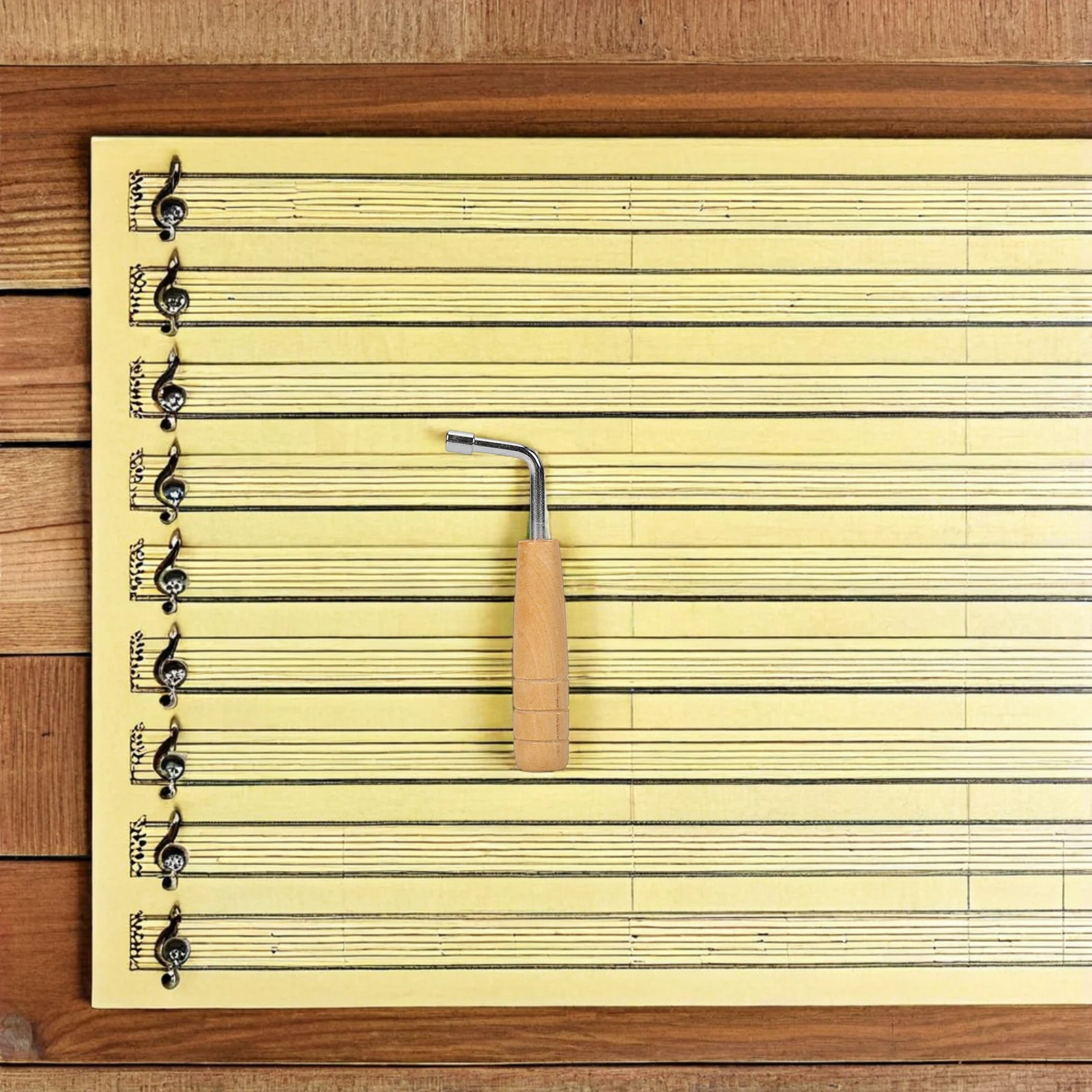 21-teiliges Leier-Saiten-Set, Metall-Stimmschlüssel, Ersatznägel für Harfeninstrumenten-Zubehör