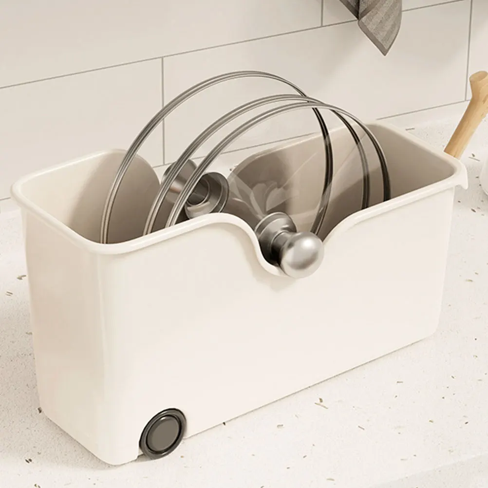 

1 Piece Kitchen Storage Box Narrow Long Right Angle PP Material ganizer For Cupboard Bathroom Office Sundry Box