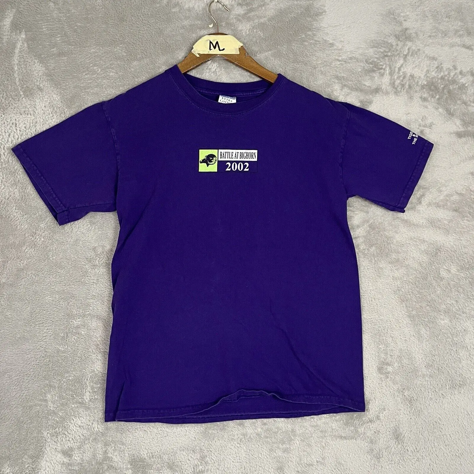 Battle At Bighorn Purple T Shirt Mens Size Medium Promotional Tee 2002