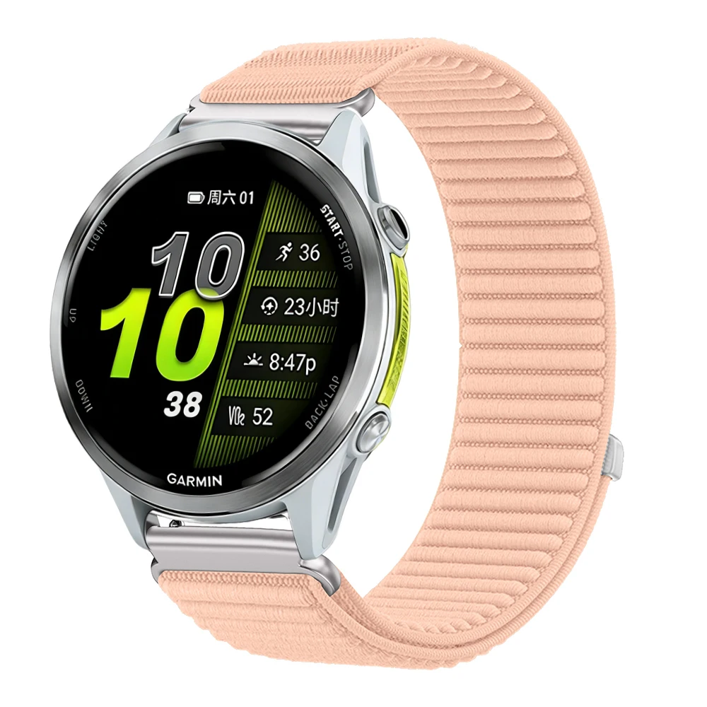 18/20/22mm Nylonarmband für Garmin Venu 4 3 3s Sq 2 Plus/Vivoactive 6 5 4 3 s Geflochtenes Armband für Garmin Forerunner 255S 645 245