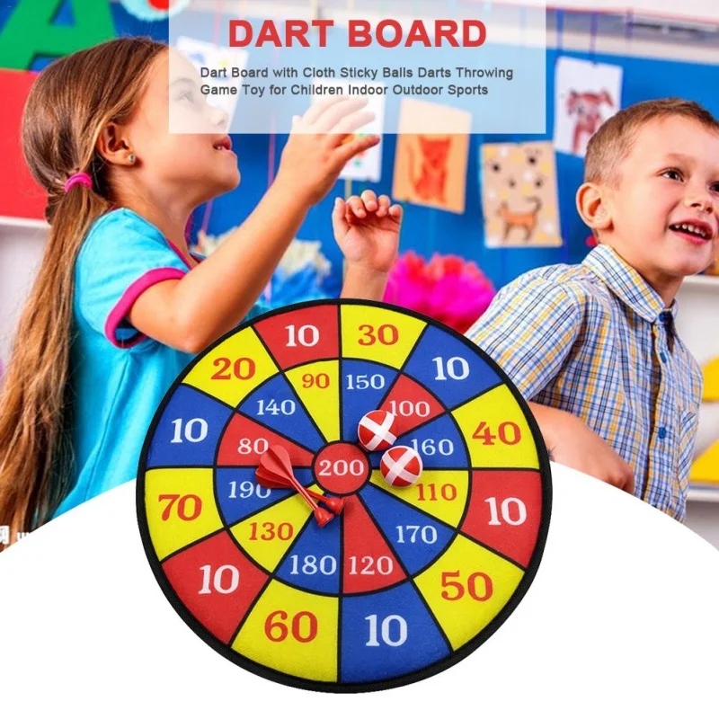 Children Shooting Target Toys Gun Dart Board For Sticky Ball Sucked Type Darts Shooting Games Kids Play Soft Bullet Target Gift