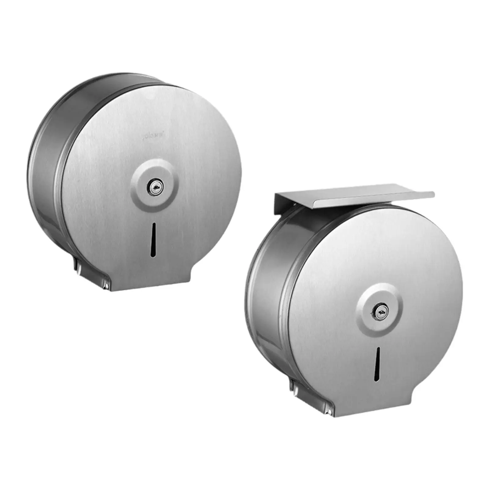 Commercial Jumbo Toilet Paper Dispenser Stainless Steel for Banks Bathrooms