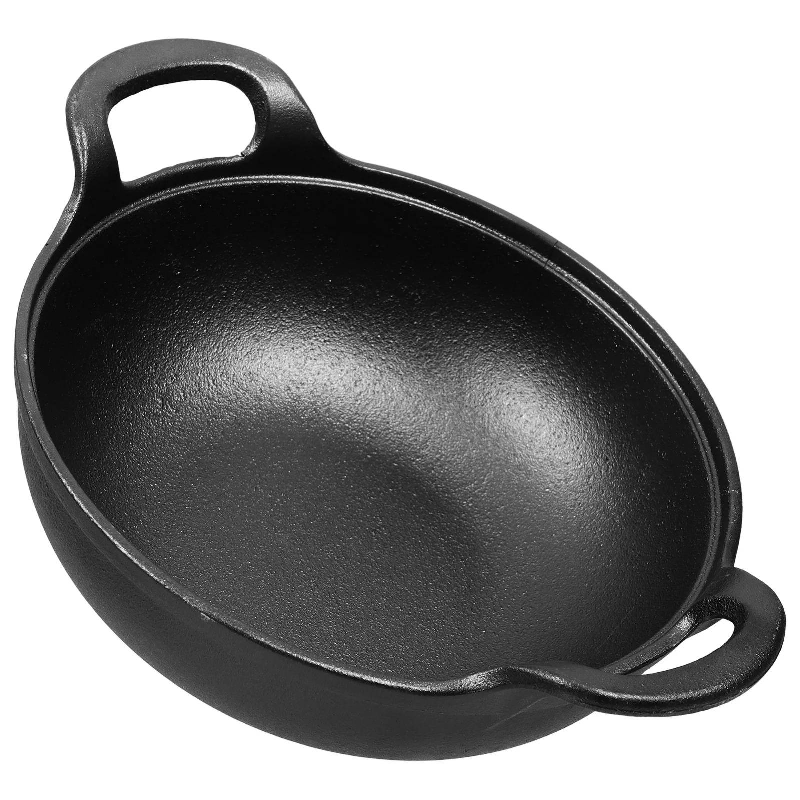 

Wok Pan Cast Iron Pot Saucepan Hanging for Cooking Boiler Outdoor Camping Cooker Household Picnic Cookware Japanese Style Hot