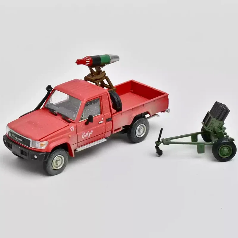 Children's toys HF HOBBYFANS RM 1:64 Cruiser War Pickup LC79 simulation alloy die-cast car model collection gift ornaments