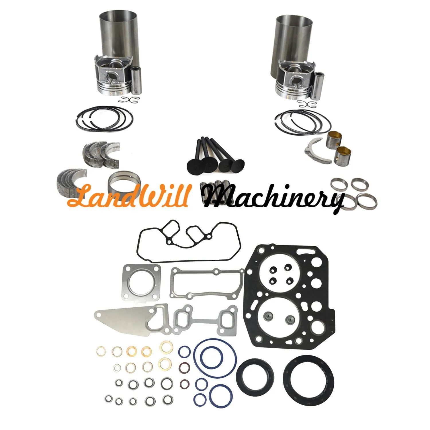 2TNV70 Engine Overhaul Rebuild Kit Fits For Komatsu Excavator PC09 PC10