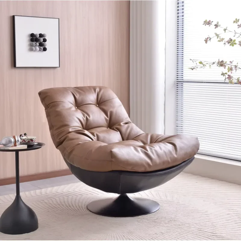 

Chinese Factory Egg Chair Italian-Style Light Swivel Single Sofa Lazy Leisure Chair