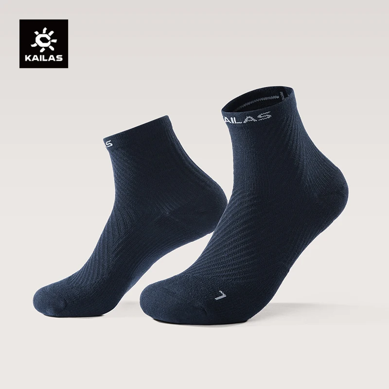 

KAILAS 2026 New Outdoors Sports Low-calf Socks for Men's Cycling Professional Hiking Breathable Socks 2 Pairs KH2602102