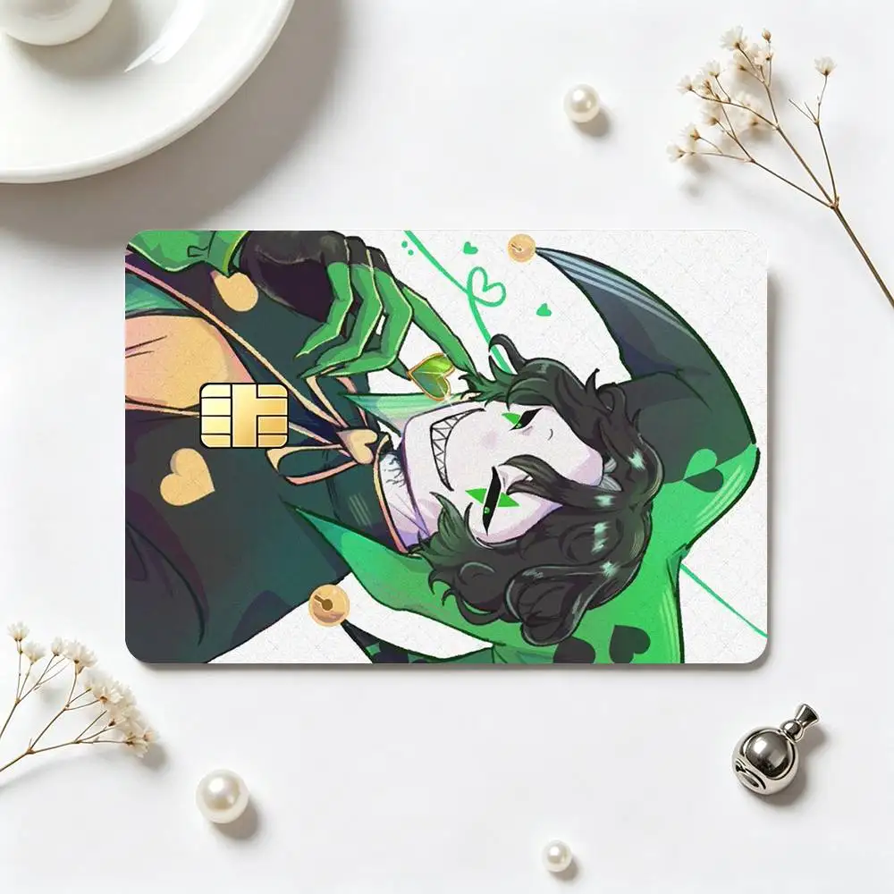 H-Harlequin The Freak Circus  Credit Card HD Stickers Small Chip Waterproof Sticker Game Card Decal Gift