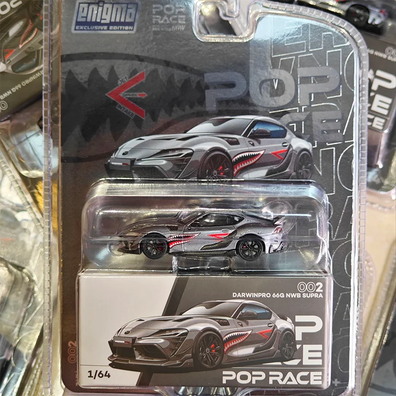Nuovo In Magazzino Poprace 1:64 Toyota Supra Gr A90 Bocca di Squalo 66g Simulazione In Lega Modello di Auto In Miniatura Personalizzato Ragazzo Giocattolo Regali Ornamento