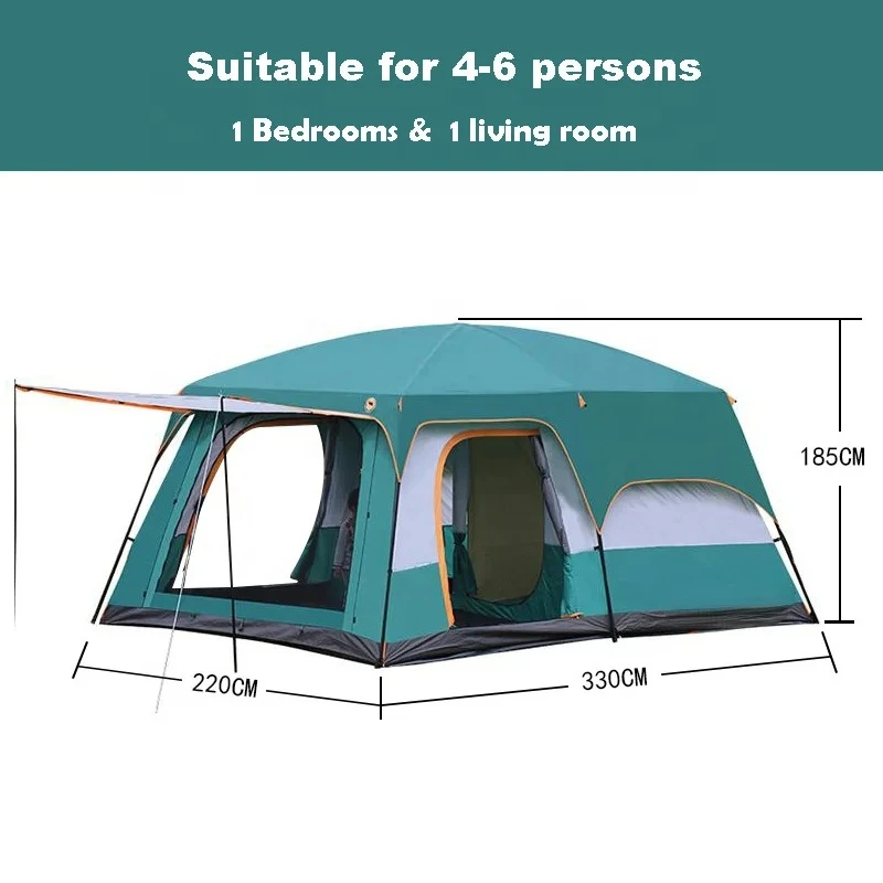 4-6 Person Outdoor Camping Family Camping Tent