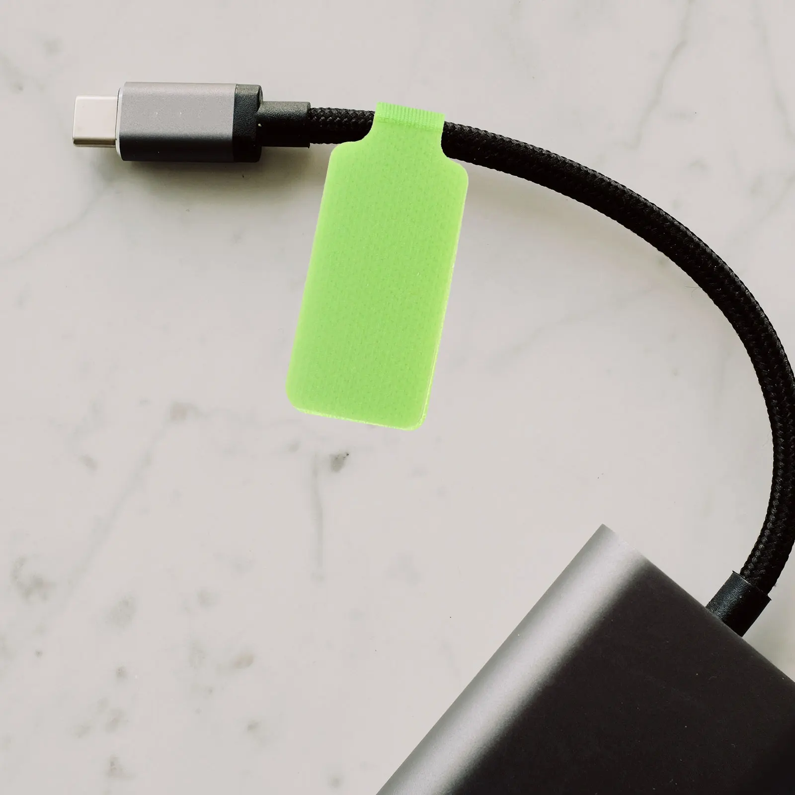

50pcs Cable Labels Tags Writable Reusable Cord Tag Wire Label Electrical Ethernet Cords Nylon Hook Loop Sturdy Durable