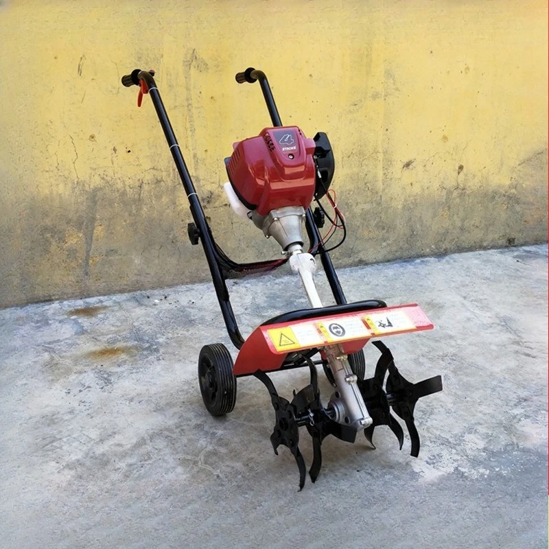 Hand-held agricultural land orchard trenching machine,  Shidong greenhouse micro-cultivator
