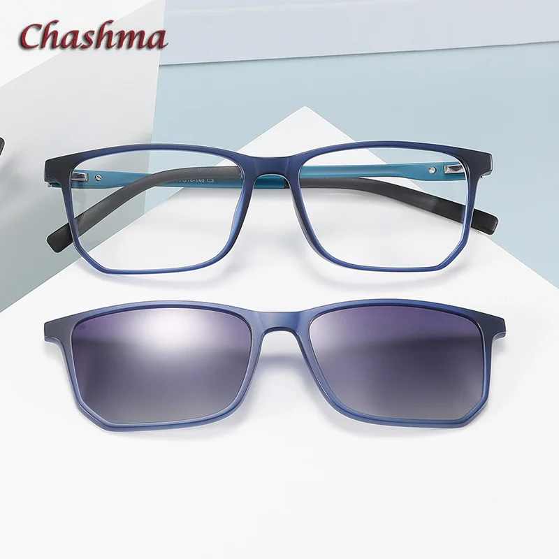 Chashma Glasses Frame Clip On Magnet Sunglass Women TR90 Ultra Light Eyewear Man Sport Style Spectacle for Myopia and Presbyopia