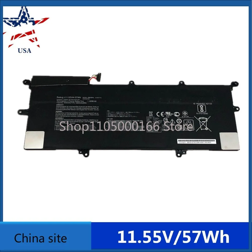 Replacement - Asus Zenbook Flip 14 UX461U UX461 57WH 4800mAh Battery C31N1714 notebook batteries