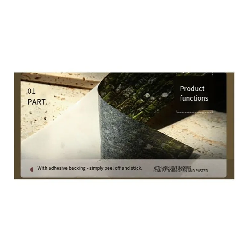 CHCH 4 Rolls Washi Paper Tape Colored Brick And Stone Walls Landscape Washi Tape Set For Journaling Decorative Masking Tape