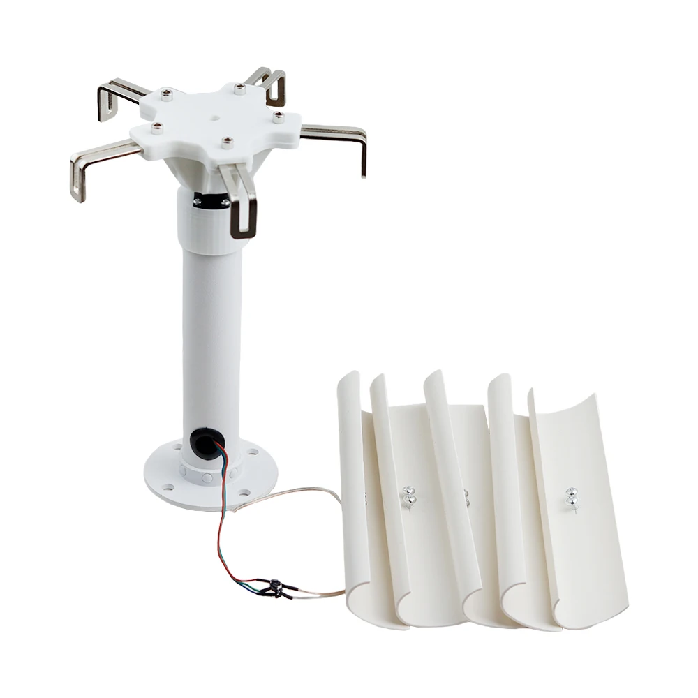 Vertical Five-blade Wind Generator Model Three-phase Permanent Magnet Brushless Generator Low-speed Windmill Portable Outdoor