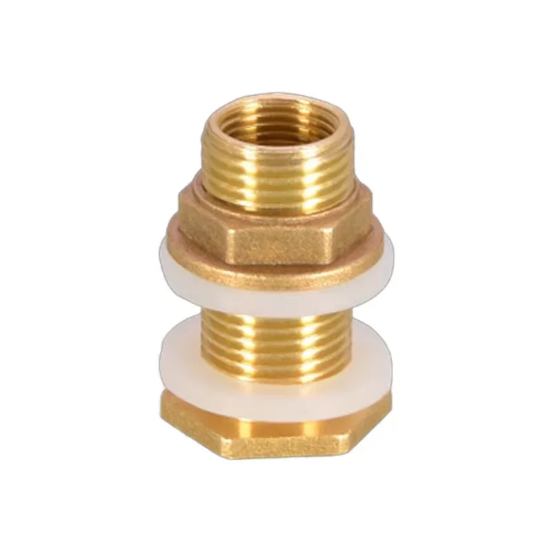 1/2IN 3/4IN 1 بوصة مزدوجة سلك خارجي موصل الأسنان الخارجية مدخل مياه الفولاذ المقاوم للصدأ ومخرج تجهيزات أنابيب المياه