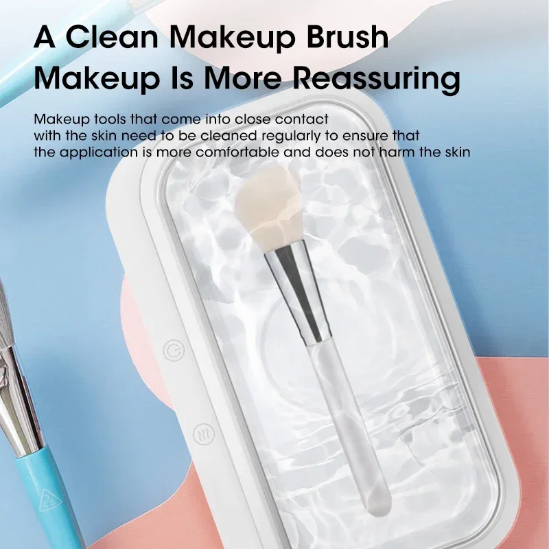 آلة التنظيف بالموجات فوق الصوتية متعددة الوظائف منخفضة الضوضاء عالية التردد للاستخدام المنزلي الجديد للنظارات وفرش المكياج والمجوهرات