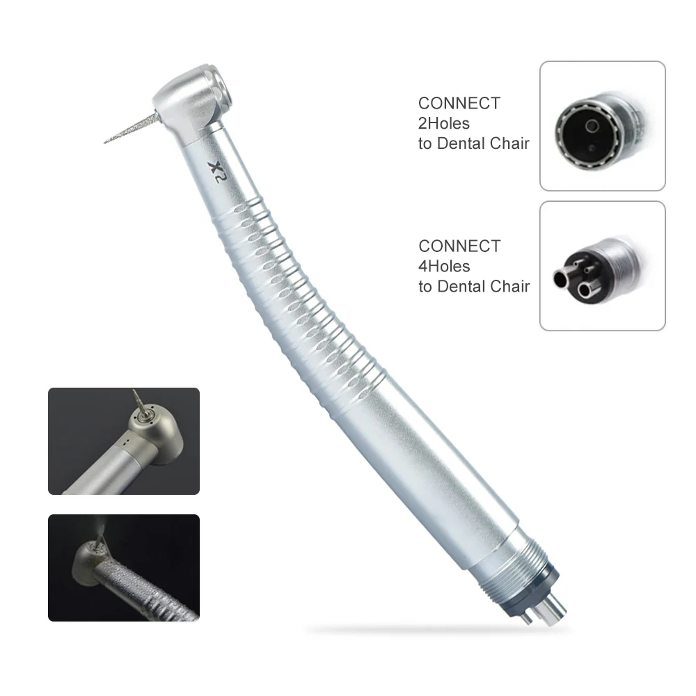 

Dental Handpiece High Speed Handpiece Push Button Three Water Spray Dentistry Tool for Clinic
