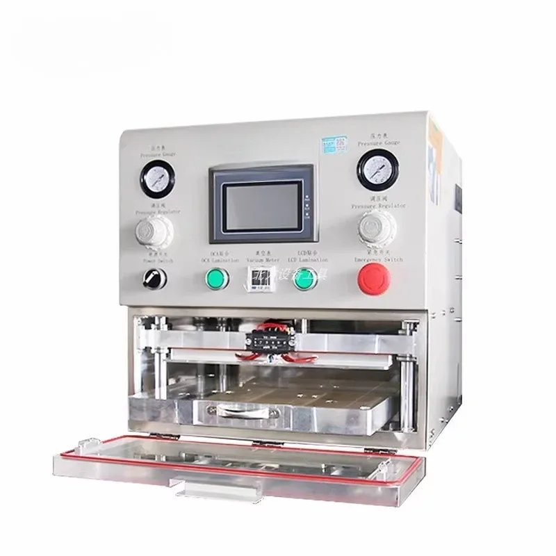 New curved surface laminating machine full size curved screen face flat double pressure regulating split type